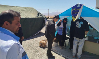 خدمت‌رسانی موکب حاج قاسم سلیمانی بیمارستان سجادیه تربت‌جام به زائران پیاده علی‌بن‌موسی‌الرضا(ع)