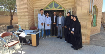 بازدید معاون فرهنگی دانشجویی و مسئول حراست این معاونت از اردوی جهادی دانشجویی