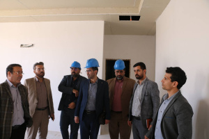 بازدید سرپرست دانشکده علوم پزشکی تربت‌جام از پروژه در حال ساخت پانسیون پزشکان