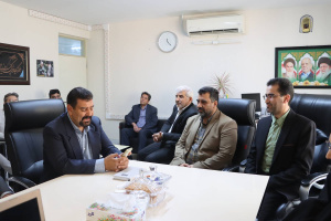 دیدار دفتر نماینده مجلس با رئیس دانشکده