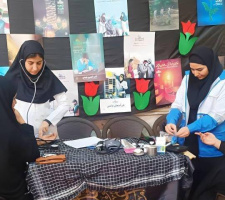 «میز خدمت بانوان نیلشهر در پرتو نام حضرت زهرا(س)؛ پیوند معنویت و سلامت»