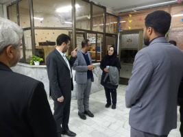 بازدید ریاست  و مدیران دانشکده از خوابگاه‌های پسران و دختران