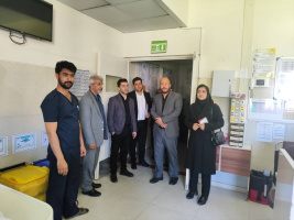 پایش بخش‌های مراقبت ویژه بیمارستان سجادیه در آخرین روز از طرح سلامت نوروزی