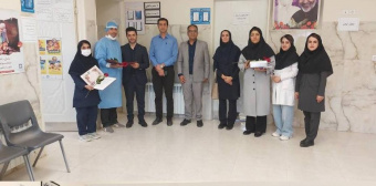 تجلیل از قهرمانان سلامت در مرکز باغسنگان