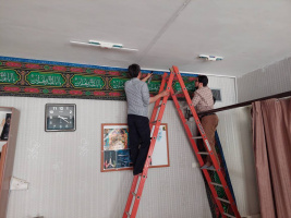 سیاه‌پوش شدن ستاد دانشکده به مناسبت فرارسیدن ماه محرم
