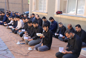 برگزاری مراسم عزاداری روز پنجم محرم در نمازخانه ستاد دانشکده علوم پزشکی تربت‌جام