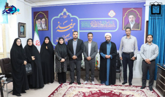 دیدار معاون و کارکنان معاونت فرهنگی و دانشجویی دانشکده علوم پزشکی تربت‌جام با امام جمعه شهرستان