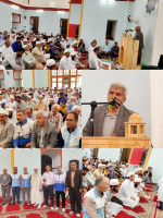 حضور مشاور و رئیس حوزه ریاست دانشکده علوم پزشکی تربت‌جام در نماز جمعه اهل سنت تربت جام در مزار شیخ جام با محوریت تبیین برنامه پزشکی خانواده و نظام ارجاع
