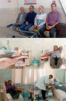 دومین گروه کارکنان دانشکده علوم پزشکی تربت جام در روز اهدای خون، به یاری بیماران شتافتند
