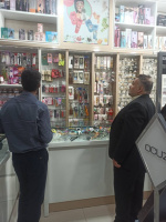 گشت مشترک معاونت غذا و دارو، تعزیرات و اصناف در تربت جام؛ مبارزه با کالاهای قاچاق و تاریخ‌گذشته در فروشگاه‌های آرایشی و بهداشتی
