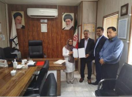 قدردانی ریاست بانک ملی تربت‌جام از سرپرست مرکز آموزشی درمانی سجادیه به مناسبت روز پزشک