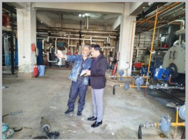 بازدید میدانی مدیریت مرکز آموزشی درمانی سجادیه از واحد تأسیسات در آستانه فصل سرما