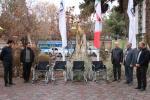 اهدای چهار عدد ویلچر خانواده مرحوم حاج سعید حنفی