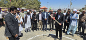 مراسم کلنگ‌زنی پایگاه اورژانس ۱۱۵ روستای آزادده