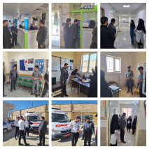 بازدید نوروزی دکتر نیک فرجام و خانم دهقانی