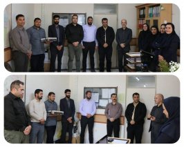 بازدید دکتر محمدی و دکتر رحیمیان از مدیریت منابع انسانی به مناسبت روز ملی منابع انسانی