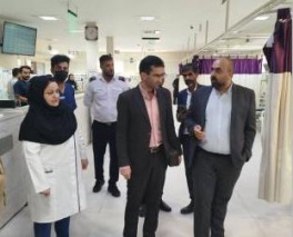 بازدید سرزده سرپرست دانشکده از بخش اورژانس مرکز آموزشی درمانی سجادیه