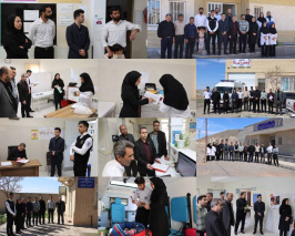 بازدید اعضای ستاد نوروزی از مراکز خدمات جامع سلامت روستایی تیمنک سفلی  و موسی آباد ، خانه بهداشت جنگاه و اورژانس ۱۱۵ جاده ای موسی آباد