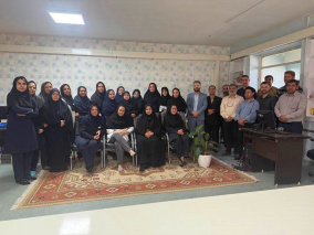 برگزاری مراسم تکریم و معارفه مترون بیمارستان مهر مادر
