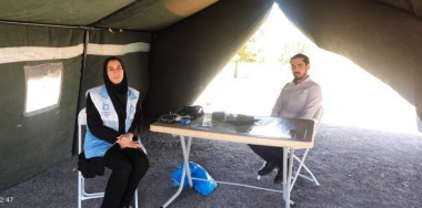 برپایی موکب سلامت دانشکده علوم پزشکی تربت‌جام