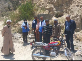 بازدید مشترک از سامانه آبرسانی روستای زوادر با حضور بخشدار و مسئولین بخش نصراباد