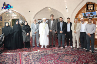 دیدار معاون فرهنگی و دانشجویی دانشکده علوم پزشکی تربت جام با امام جمعه اهل سنت شهرستان