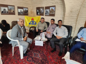 برگزاری میز خدمت و ارتباطات مردمی دانشکده علوم پزشکی تربت جام در مزار شیخ احمد جامی همزمان با نماز جمعه به مناسبت هفته دفاع مقدس