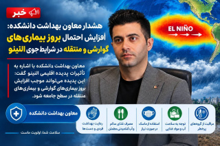 تأکید معاون بهداشت تربت‌جام بر آمادگی واحدهای بهداشتی در برابر تغییرات جوی ناشی از ال‌نینو